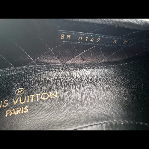 Louis Vuitton Auteuil Slipper black monogram print velvet main image 12